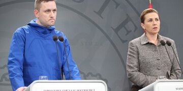Archive photo of Danish Prime Minister Mette Frederiksen and Greenlandic Prime Minister Jens-Frederik Nielsen during a previous meeting