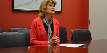 Archive photo of US Senator Lisa Murkowski of Alaska during a meeting on Arctic policy and Greenlandic affairs