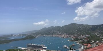 An idyllic coastline in the U.S. Virgin Islands, the former Danish West Indies territory that shares a colonial history with Greenland